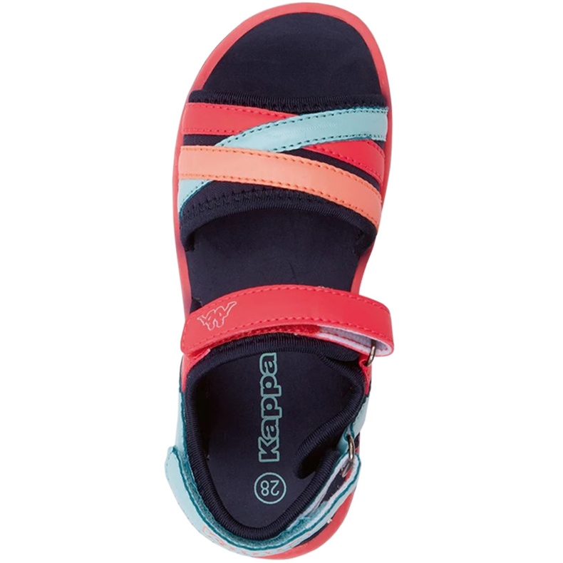 Sandalias infantil Kappa Kimara K azul marino y rosa 260863K 6722 rosado