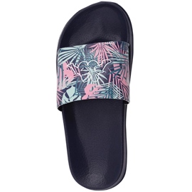 Chanclas de mujer Kappa Fantastic Pa azul marino y menta 243123PA 6737