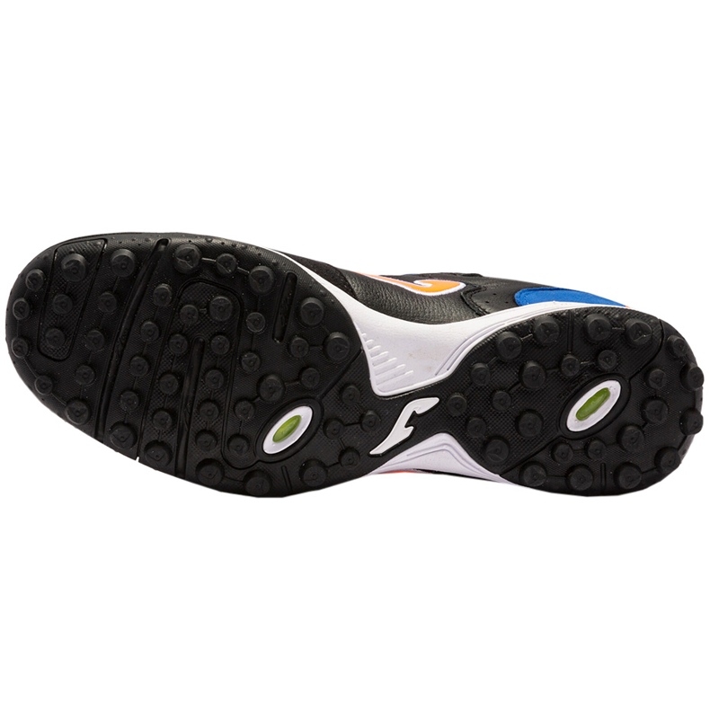 Zapatillas de fútbol Joma Top Flex 2201 Turf negro y azul TOPW2201TF