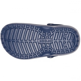 Zuecos para niños Crocs Lined Clog, azul marino 207009 459