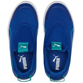 Zapatillas Puma Courtflex v2 Slip On Ps infantil azul 374858 11