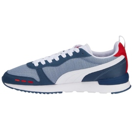 Zapatillas de hombre Puma R78 azul y blanco 373117 61