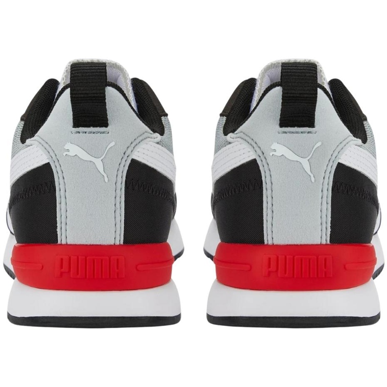 Zapatillas de hombre Puma R78 negro y gris 373117 66 blanco