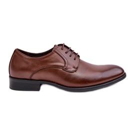 Zapatos de piel Harene de hombre de color marrón