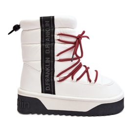 Botas de Nieve Mujer Suela Gruesa Vegana D.Franklin DFSH371007 Blanco