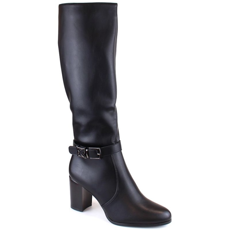 Botas de tacón alto con aislamiento Sergio Leone W SK427A, negro