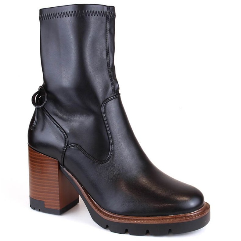 Botines aislantes y plataforma Potocki W WOL200, negro