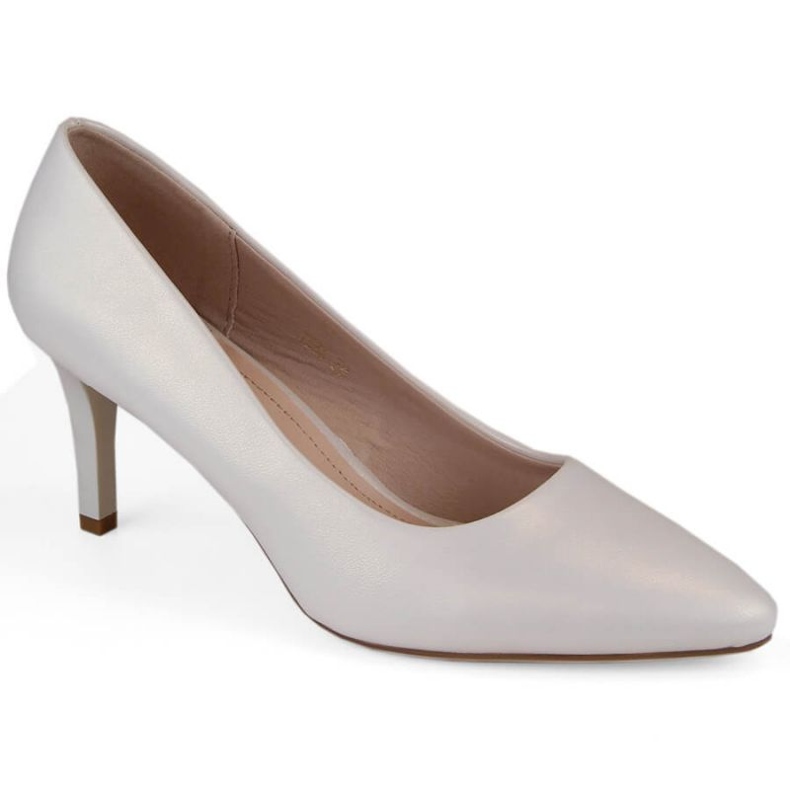 Sergio Leone W SK414D tacones altos perla blanco