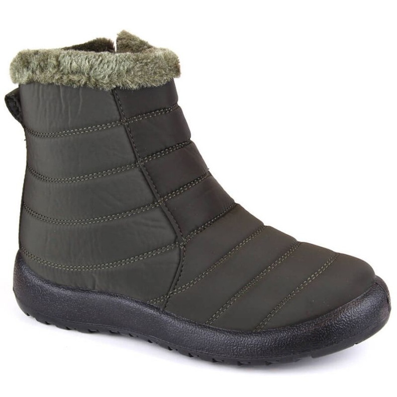 Potocki W WOL198A botas de nieve planas con aislamiento verde