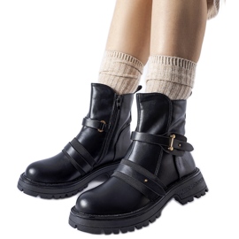 Botas Laderoute negras con aislamiento negro Botas Laderoute negras con aislamiento negro