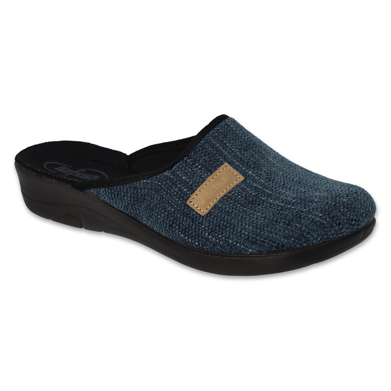Pantuflas de mujer befado 552D021, azul marino Pantuflas de mujer befado 552D021, azul marino