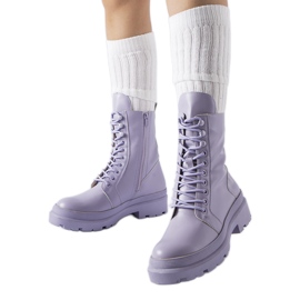 Botas moradas con protector Zacharie violeta