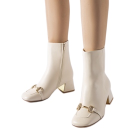 Botines beige de Prewitt