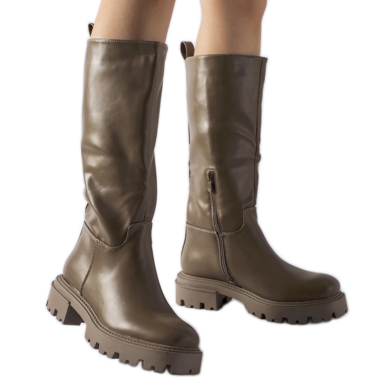 Botas planas marrones con aislamiento de Meana marrón