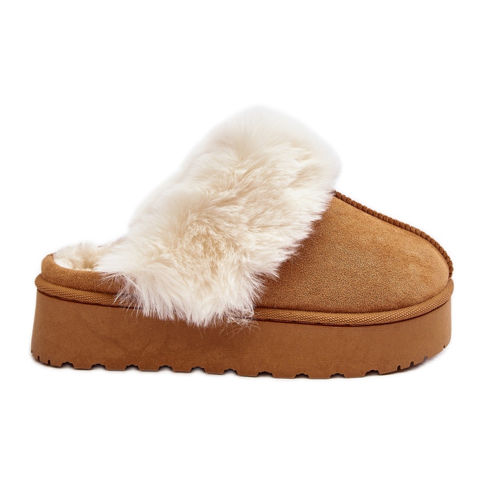 Botas de nieve para mujer con plataforma Phiniopis camel marrón Botas de nieve para mujer con plataforma Phiniopis camel marrón
