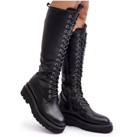 Botas por encima de la rodilla con aislamiento para mujer, Lliclies negros