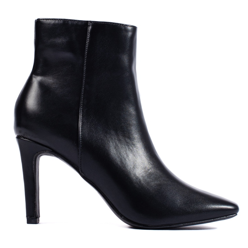 W. Potocki Botines negros con tacón alto de Potocki