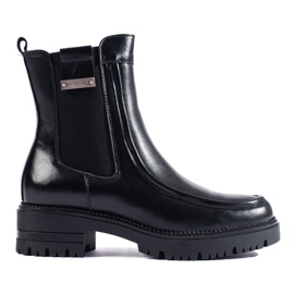 W. Potocki Botas Chelsea de mujer Potocki negras negro
