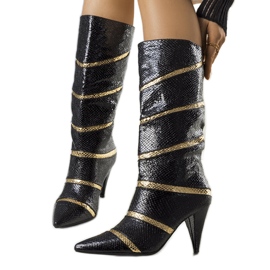 Botas con aislamiento Nevzo negras y doradas negro