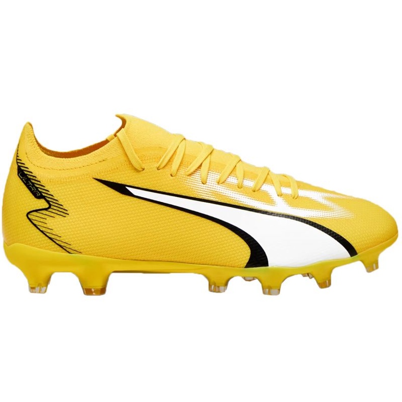 Zapatillas de fútbol Puma Ultra Match FG/AG M 107347 04 amarillo