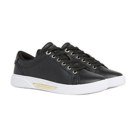 Tommy Hilfiger Tommy Hilfigker Zapatos Golden Hw Court Sneaer W FW0FW075600GJ negro
