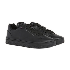 Tommy Hilfiger Zapatos Court Thick Cupsole Leather M FM0FM048300GQ negro