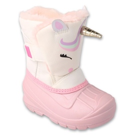 Befado calzado infantil botas de nieve 160P013 rosado