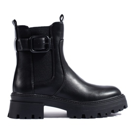 Botas Chelsea altas Shelovet negras negro