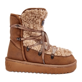 Botas de nieve impermeables con plataforma Vegan D.Franklin DFSH370004 Marrón