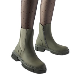 Botines de goma Sorbo aislantes verdes