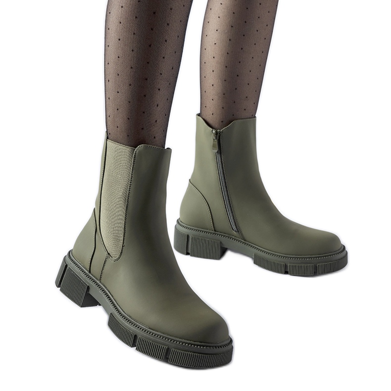 Botines de goma Sorbo aislantes verdes