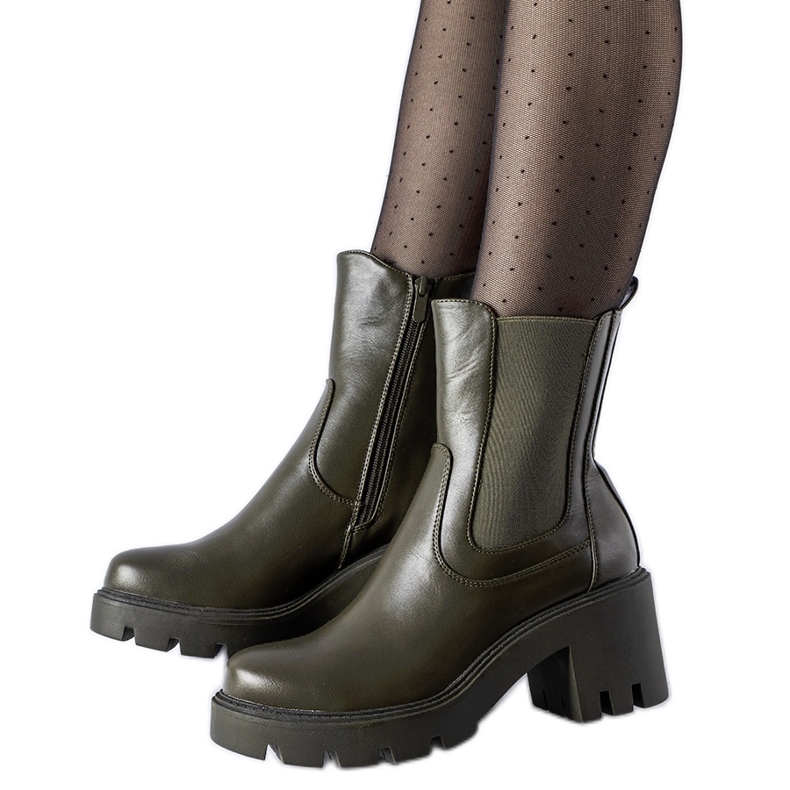 Botines Hattiesburg verde oscuro