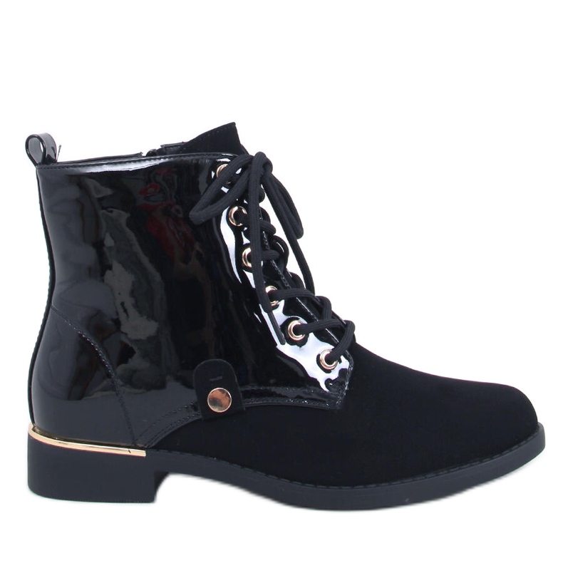 Ninas Botines negros con cordones