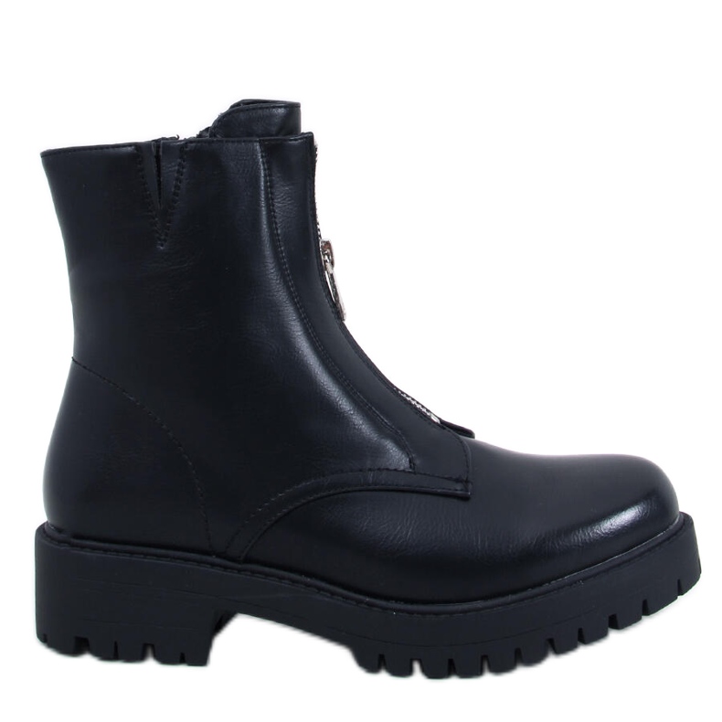 Onlyy Botines protectores negros con cremallera