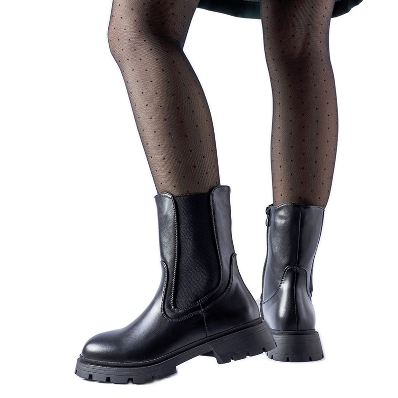 Botines Pleasanton clásicos con aislamiento negros Botines Pleasanton clásicos con aislamiento negros