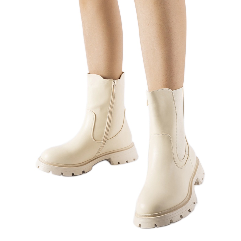 Botines Pleasanton clásicos con aislamiento beige
