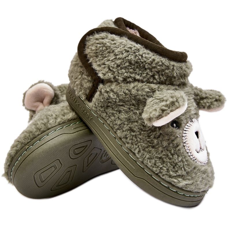 Pantuflas Infantiles Térmicas Con Osito Verde Eberra Pantuflas Infantiles Térmicas Con Osito Verde Eberra