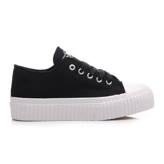 New Age Zapatillas de plataforma como creepers negro