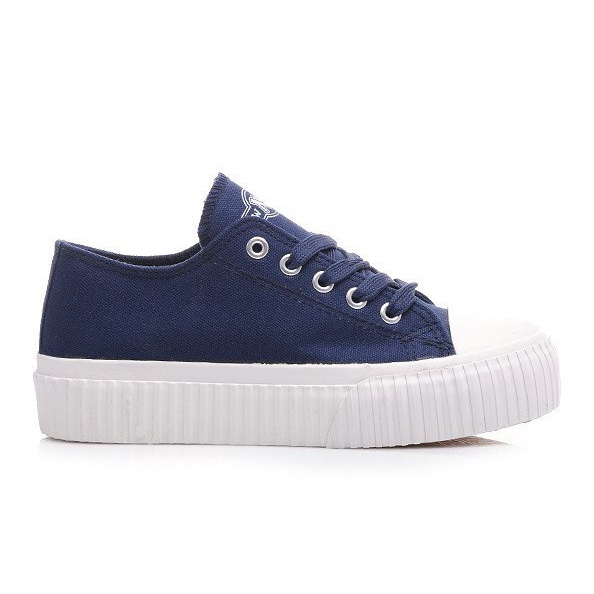 New Age Zapatillas de plataforma como creepers azul New Age Zapatillas de plataforma como creepers azul