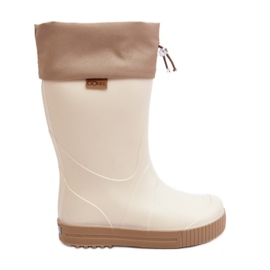 Lemigo Wave Gokids 983 Botas de Agua Infantil con Cuello, Beige
