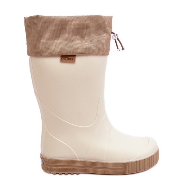 Lemigo Wave Gokids 983 Botas de Agua Infantil con Cuello, Beige