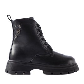 Botas de niña con aislamiento de grafito de Basara negro