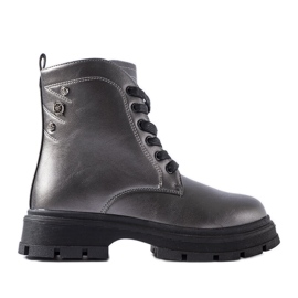 Botas de niña con aislamiento de grafito de Basara gris