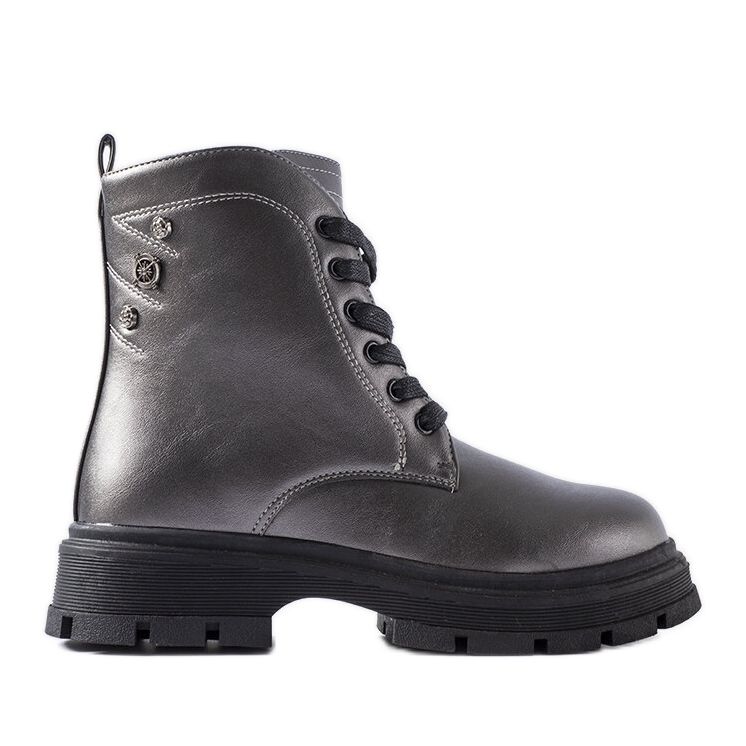 Botas de niña con aislamiento de grafito de Basara gris
