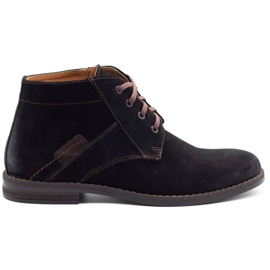 Olivier Botas de hombre negras Jodhpur 605 negro