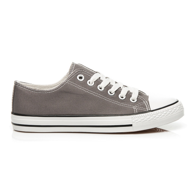 Tlck Shoes zapatillas de deporte de la vieja escuela gris