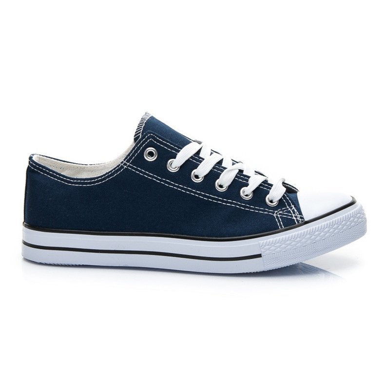 Tlck Shoes zapatillas de deporte de la vieja escuela azul