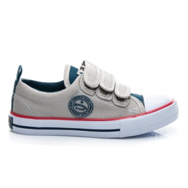 American Club zapatillas con velcro marrón