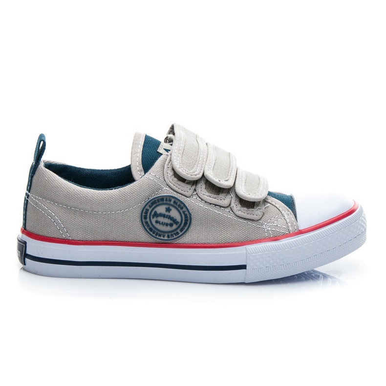 American Club zapatillas con velcro marrón