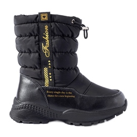 Botas altas de nieve Taziano con aislamiento negro